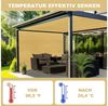 Rosnek Sonnensegel Garten Schattennetz Markise UV-Schutz Sichtschutz Windschutz mit Ösen, Praktisch für Camping, Garten & Pergola – für Schatten & Privatsphäre Bild 3