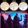 Nettlife LED Panel Deckenleuchte Dimmbar RGB 100x25 24W Backlight Tageslichtlampe Büro, Dimmbar mit Fernbedienung, LED fest integriert, RGB Farbwechsel, für Werkstatt Flur Küche Wohnzimmer Bild 2