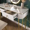 Schminktisch Grace Weiß Hochglanz 100 cm mit LED Beleuchtung und Hocker Vicco Bild 5