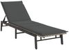 vidaXL Sonnenliege mit Auflage Hellgrau Poly Rattan 4104084 Bild 2