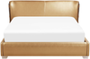 Wasserbett Leder gold 140x200 cm mit LED-Beleuchtung bunt PARIS Bild 4