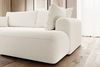 Selsey 'Ovo' Ecksofa mit Schlaffunktion, Ottomane rechts, Bouclé Creme Bild 3