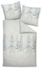 Janine Bettwäsche Janine Feinbiber Bettwäsche Davos 65053-2 Hirsch Tannen Schnee 135x200, Feinbiber, 2 teilig, Kuschelig weiche und warme Winter-Bettwäsche aus 100% Baumwolle Bild 4