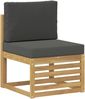 vidaXL Outdoor-Sofagarnitur 8 pcs Weiß und Anthrazit 3392327 Bild 3