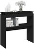vidaXL Konsolentisch Schwarz 80x30x80 cm Holzwerkstoff 808315 Bild 5