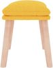 vidaXL Fußhocker Senfgelb 45 x 29,5 x 39 cm Stoff [341431] Bild 4