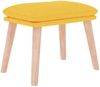vidaXL Fußhocker Senfgelb 45 x 29,5 x 39 cm Stoff [341431] Bild 2