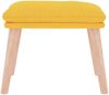 vidaXL Fußhocker Senfgelb 45 x 29,5 x 39 cm Stoff [341431] Bild 3