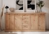 Anrichte >Timber< Landhaus, 4 Türen, 4 Schubladen, 4 Böden, in Artisan Eiche Dekor - 200x90x40cm (BxHxT) Bild 2