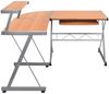 Eck-Computertisch, Holzwerkstoff, Braun, 132 x 112 x 99 cm Bild 2