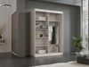 Compleo Schwebetürenschrank mit Spiegel, 120 cm breit LUCY, Modern/Japandi/ Glamour-Stil Bild 3