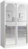 Compleo Schwebetürenschrank mit Spiegel, 120 cm breit LUCY, Modern/Japandi/ Glamour-Stil Bild 2