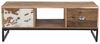 WOMO-DESIGN Sideboard Lowboard mit 2 Schubladen handgefertigt aus Massivholz mit Metallbeine, TV Schrank Fernsehschrank Kommode Konsolentisch Beistelltisch Bild 4