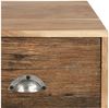 WOMO-DESIGN Sideboard Lowboard mit 2 Schubladen handgefertigt aus Massivholz mit Metallbeine, TV Schrank Fernsehschrank Kommode Konsolentisch Beistelltisch Bild 2