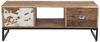 WOMO-DESIGN Sideboard Lowboard mit 2 Schubladen handgefertigt aus Massivholz mit Metallbeine, TV Schrank Fernsehschrank Kommode Konsolentisch Beistelltisch Bild 5