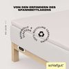Schlafgut Spannbettlaken EASY Jersey Elasthan Topper, Jersey, Gummizug: rundum, (1 Stück), MADE IN GREEN by OEKO-TEX® Bild 3