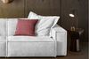 KAWOLA Sofa SAMU 2-Sitzer Stoff hellgrau 72 x 106 x 236 cm Bild 2