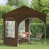 vidaXL Pop-up Partyzelt 192 x 192 x 245 cm Taupe 42019828 Bild 3