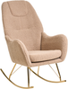 Schaukelsessel GULSELE Bouclé Beige Bild 4