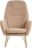 Schaukelsessel GULSELE Bouclé Beige Bild 5