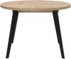FORTE Tables Esstisch ausziehbar, Holzwerkstoff, Braun, 110 x 74,5 x 110 cm Bild 2