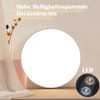 ZMH Deckenlampe LED Deckenleuchte Flach - Schlafzimmerlampe Dimmbar Kellerlampe Badlampe 30W IP44 Küchenlampe Flurlampe Ø28cm Rund Flach Badezimmerlampe mit Fernbedienung Wohnzimmer Bad Büro küche Bild 3