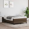 vidaXL Boxspringbett mit Matratze Dunkelbraun 120x190 cm Stoff 3269660 Bild 3