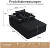 ANYSUN Relaxsessel Cord-Schlafsofa,Loungesessel,Gästebetten,Loungesofa (Bequemes Einzelsitz-Bodensofa, mit 2 Kissen,Lesesessel bequem), Perfekt für Wohnzimmer, Schlafzimmer, Jugendzimmer, Gästezimmer Bild 2