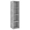 vidaXL TV-Wandschränke 2 Stk. Betongrau Spanplatte [3079866] Bild 4