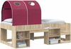 vidaXL Bettunnel 2 pcs Rot 211 x 52,5 x 2 cm Polyester 893706 Bild 3