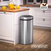 MONZANA® Mülleimer mit Sensor Küche 50L Silber Bild 2