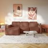 Selsey 'Carnos Mini' Ecksofa mit Schlaffunktion, Ottomane links, Chenille Kupfer Bild 2