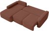 Selsey 'Carnos Mini' Ecksofa mit Schlaffunktion, Ottomane links, Chenille Kupfer Bild 4