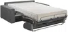 Vente-unique - CALITO Sofa SamtStoff Grau - B 223 cm94 cm x H 99 cm x L 174 cm Bild 4