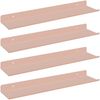 vidaXL Schwebendes Regal 4 pcs Rosa 40 x 8,5 x 2,5 cm Stahl 8003951 Bild 2