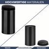 Sensor Mülleimer Küche 50L Schwarz - Automatik Bewegungssensor Klemmring | Smarter Abfalleimer mit Deckel Müllbehälter Kücheneimer Bild 4