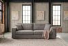 KAWOLA Sofa AMINA 3-Sitzer Stoff taupe 82 x 101 x 228 cm Bild 4