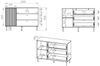Selsey 'Caletto' Sideboard mit 3 Schubladen, beige, ca. 85 x 120 x 40 cm Bild 5