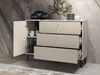 Selsey 'Caletto' Sideboard mit 3 Schubladen, beige, ca. 85 x 120 x 40 cm Bild 3