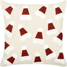 Dekokissen 2er Set SUGARPLUM Baumwolle 45 x 45 cm Hellbeige Weihnachtsmotiv Bild 4