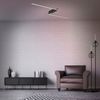 BRILONER - LED Deckenlampe schwenkbar, warmweiße Lichtfarbe, 12 Watt, 1400 Lumen, LED Lampe, LED Deckenleuchte, Wohnzimmerlampe, Schlafzimmerlampe, Küchenlampe, 143,6 x 12 x 6,6 cm, Schwarz Bild 4