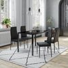 Esszimmerstuhl Grand Schwarz 42.5 x 48 cm 4er Set Vicco Bild 4