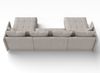 AX LIVING Mersino Eckschlafcouch mit Bettkasten 353 cm beige Bild 4