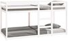 vidaXL Etagenbett Weiß 90x200 cm Massivholz Kiefer 3206505 Bild 2