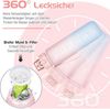 Trinkflasche 1l BPA-frei Sport Auslaufsicher Zeitmarkierung Fitness Büro Schule Bild 3