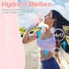 Trinkflasche 1l BPA-frei Sport Auslaufsicher Zeitmarkierung Fitness Büro Schule Bild 5