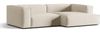 Micadoni Ecksofa Nuria 4-Sitzer Rechts Samt Beige Bild 2