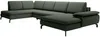 Vente-unique - ARCHIBALD Sofa Stoff Grün - B 205 cm x H 82 cm x L 347 cm Bild 3