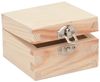 Glorex Holzbox quadratisch 7 x 7 x 4 cm Bild 1