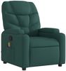 vidaXL Massage-Relaxsessel, dunkelgrüner Stoff 3206035 Bild 3